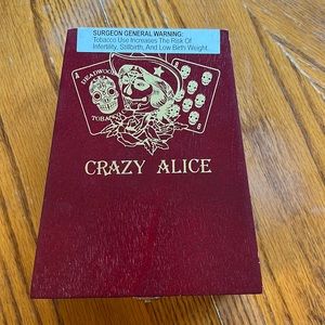 CRAZY ALICE CIGAR BOX (box only) coffin shape